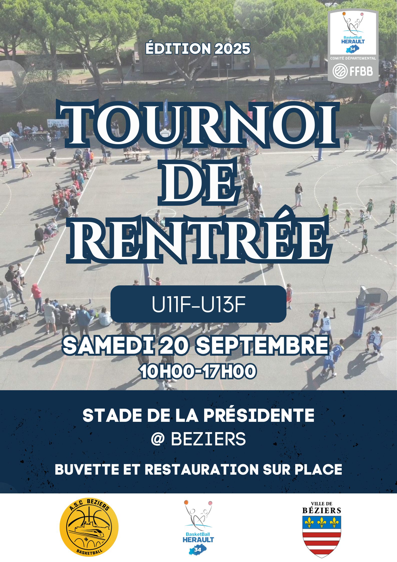 Tournoi de rentrée U11F-U13F