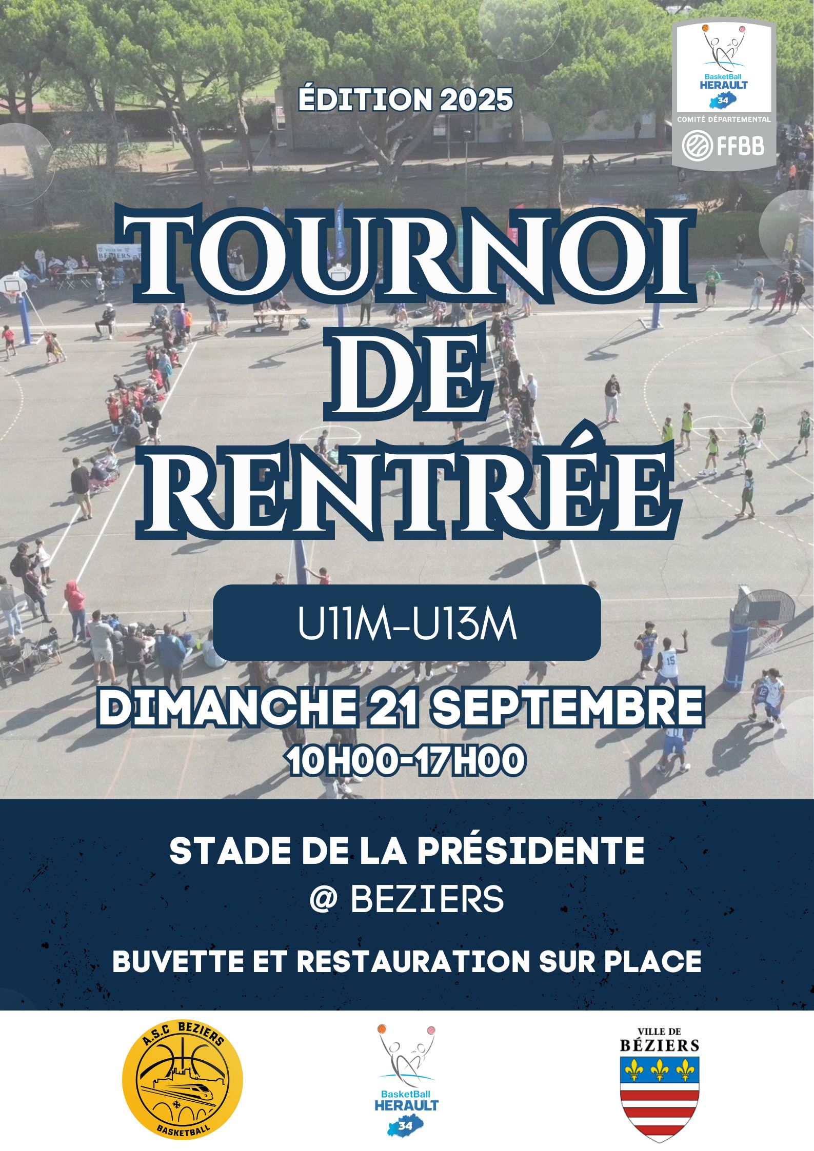 Tournoi de rentrée U11M-U13M