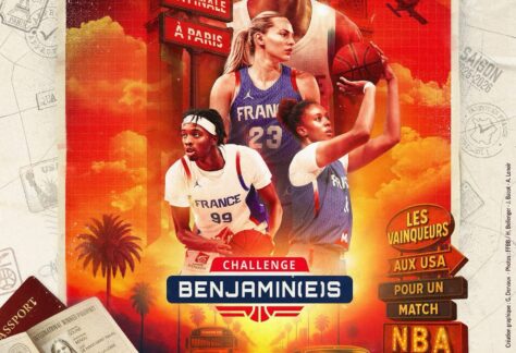 Affiche officielle FFBB du challenge benjamin(e)s