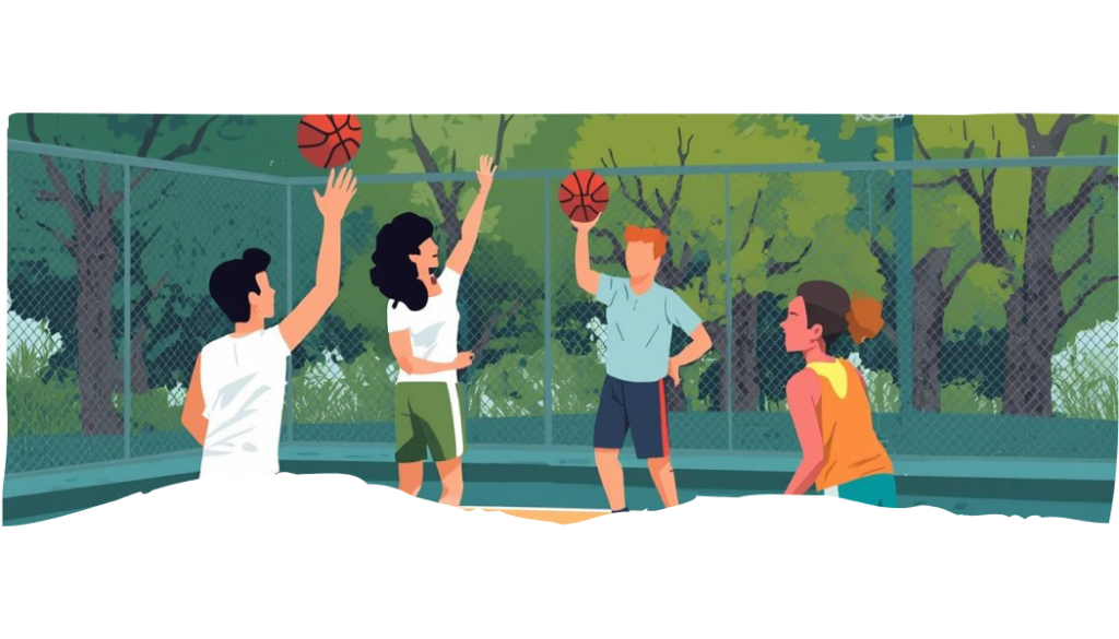 Illustration d'adultes lors du Challenge Loisirs CD34