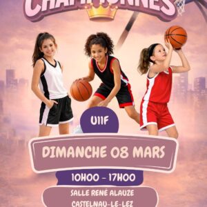 Affiche officielle du Panier des Championnes CD34